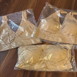 Bundle of 3 Sports/Tshirt Bra Size 2X